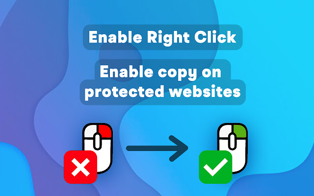 Enable right click - restrict copy/select chrome谷歌浏览器插件_扩展第1张截图