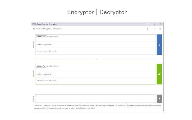 File Guard (Encryptor | Decryptor) chrome谷歌浏览器插件_扩展第1张截图