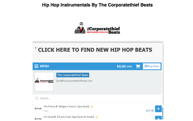Rap Instrumentals - The Corporatethief Beats chrome谷歌浏览器插件_扩展第1张截图