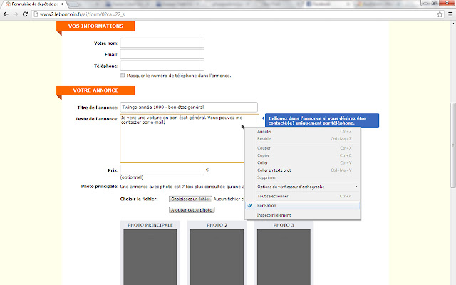 BonPatron chrome谷歌浏览器插件_扩展第1张截图