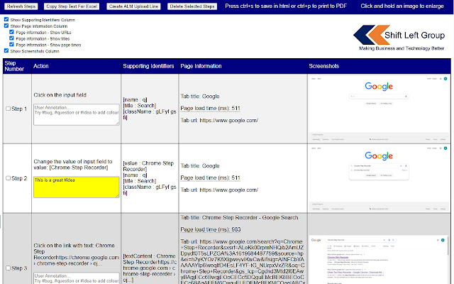 Chrome Step Recorder chrome谷歌浏览器插件_扩展第2张截图