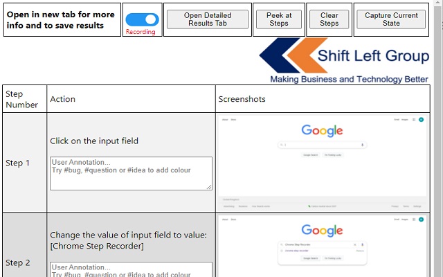 Chrome Step Recorder chrome谷歌浏览器插件_扩展第3张截图