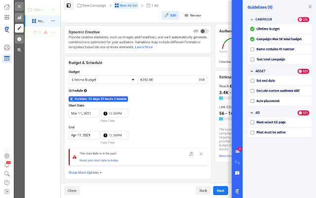 Grasp | Media buying done right chrome谷歌浏览器插件_扩展第2张截图