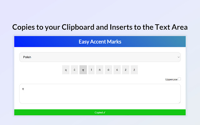 Easy Accent Marks chrome谷歌浏览器插件_扩展第3张截图