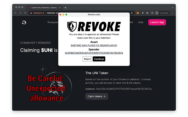 Revoke.cash— web3防骗工具 chrome谷歌浏览器插件_扩展第1张截图