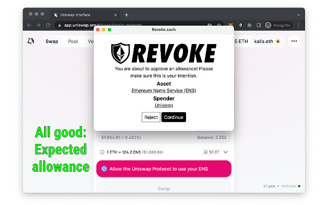 Revoke.cash— web3防骗工具 chrome谷歌浏览器插件_扩展第2张截图