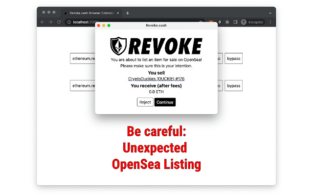 Revoke.cash— web3防骗工具 chrome谷歌浏览器插件_扩展第3张截图
