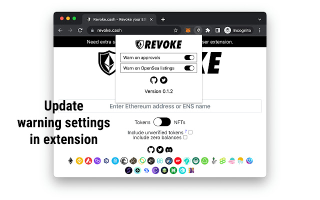 Revoke.cash— web3防骗工具 chrome谷歌浏览器插件_扩展第4张截图