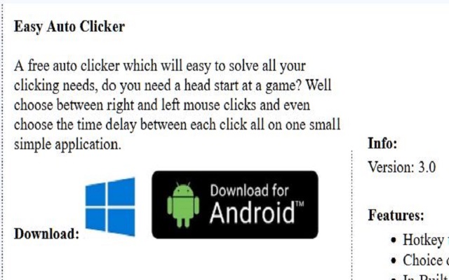 Easy Auto Clicker chrome谷歌浏览器插件_扩展第2张截图