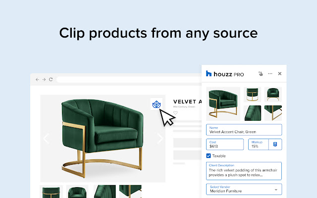 Houzz Pro Clipper chrome谷歌浏览器插件_扩展第1张截图