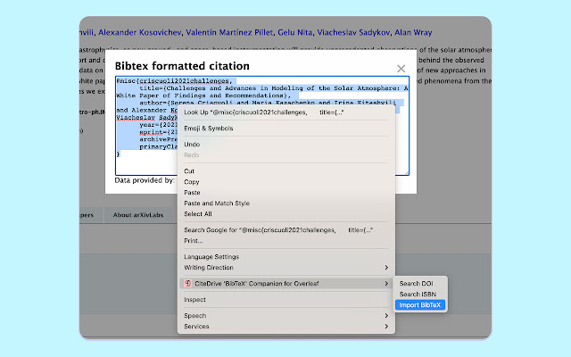 CiteDrive Companion chrome谷歌浏览器插件_扩展第2张截图