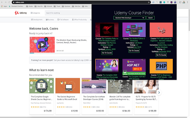 Udemy Course Finder chrome谷歌浏览器插件_扩展第2张截图