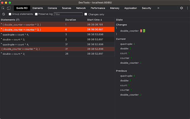 Svelte Reactive Debugger chrome谷歌浏览器插件_扩展第1张截图