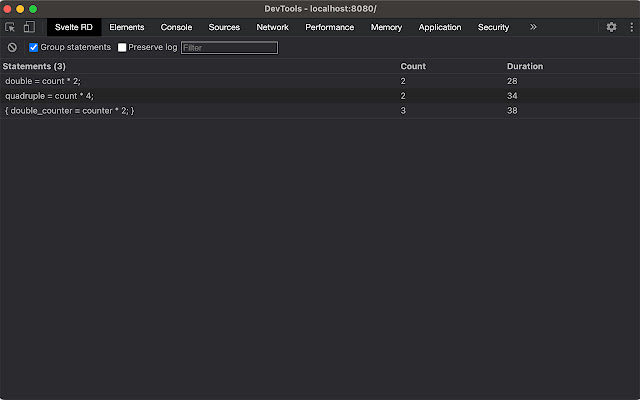 Svelte Reactive Debugger chrome谷歌浏览器插件_扩展第2张截图