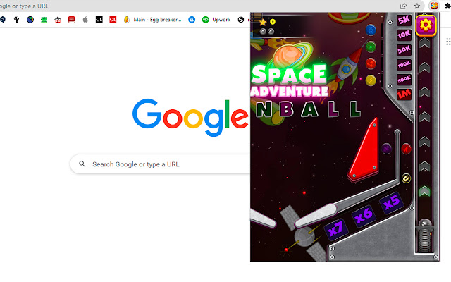 Pinball Space Adventure Game chrome谷歌浏览器插件_扩展第1张截图