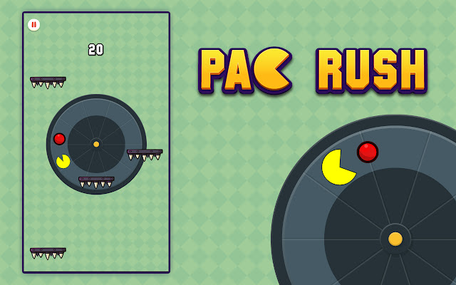Pac-man Rush Game chrome谷歌浏览器插件_扩展第2张截图