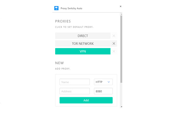 Proxy Switchy Auto chrome谷歌浏览器插件_扩展第1张截图