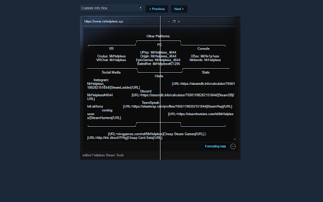 Helpless Steam Tools chrome谷歌浏览器插件_扩展第2张截图