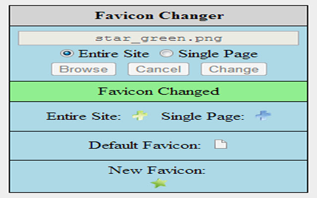 Favicon Changer chrome谷歌浏览器插件_扩展第2张截图