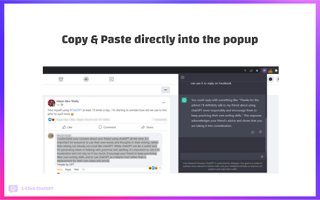 1-Click ChatGPT chrome谷歌浏览器插件_扩展第4张截图