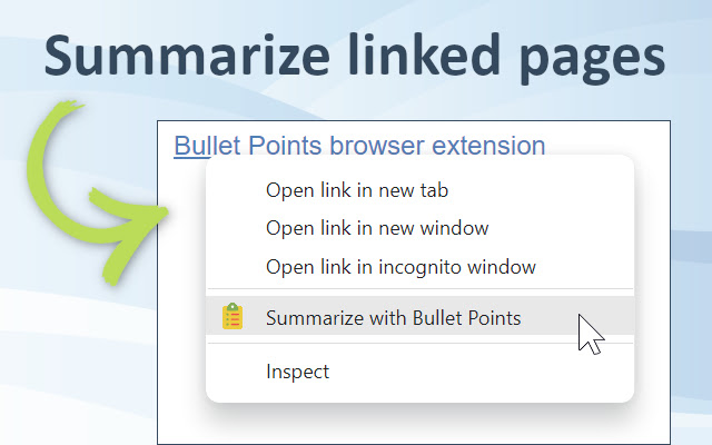 Bullet Points: summarize Web pages with GPT-3 chrome谷歌浏览器插件_扩展第3张截图