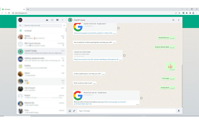 ChatGPT WhatsApp chrome谷歌浏览器插件_扩展第1张截图