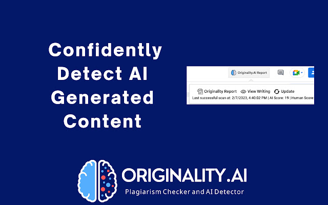 AI Content Detector Chat GPT - Originality.AI chrome谷歌浏览器插件_扩展第1张截图