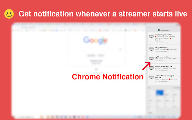 Twitch Notification(Now Streaming Notifier) chrome谷歌浏览器插件_扩展第2张截图