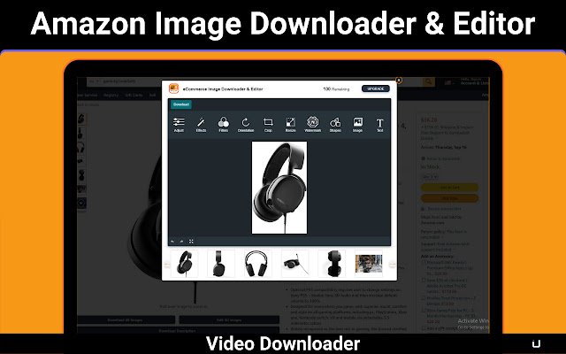 Amazon Image Downloader & Editor chrome谷歌浏览器插件_扩展第2张截图