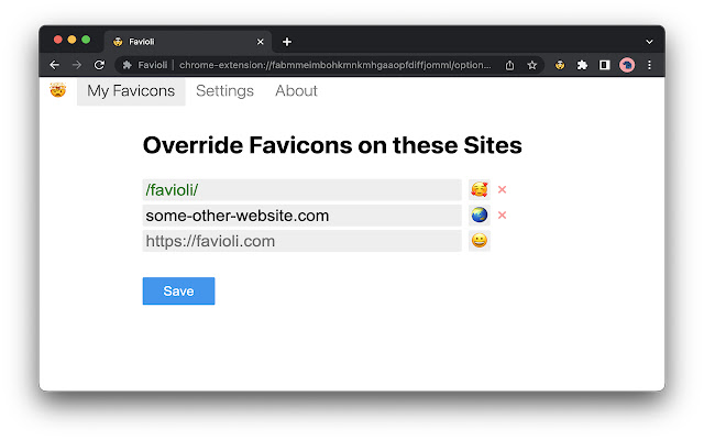 Favioli chrome谷歌浏览器插件_扩展第2张截图