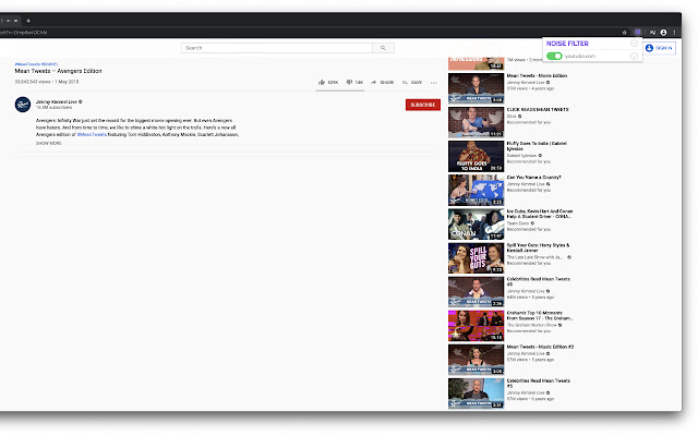 Noise Filter chrome谷歌浏览器插件_扩展第2张截图