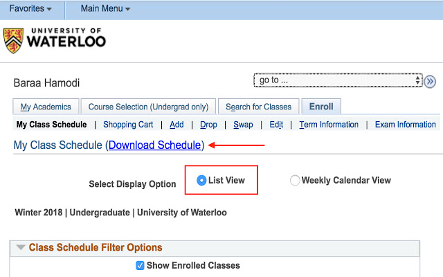 uWaterloo Schedule Exporter chrome谷歌浏览器插件_扩展第1张截图