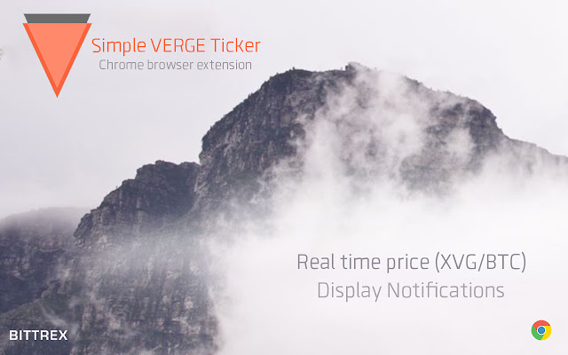 Verge (XVG) Price Ticker chrome谷歌浏览器插件_扩展第1张截图