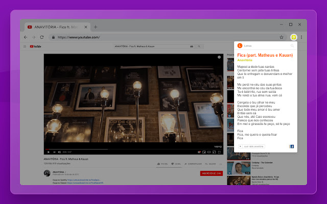 Letras.mus.br chrome谷歌浏览器插件_扩展第1张截图
