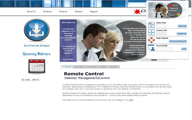 Crosstec Remote Control Client chrome谷歌浏览器插件_扩展第1张截图