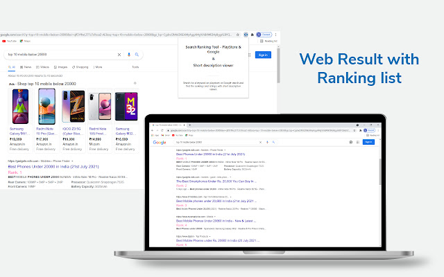 ASO & SEO Search Ranking & Keyword Tool chrome谷歌浏览器插件_扩展第1张截图