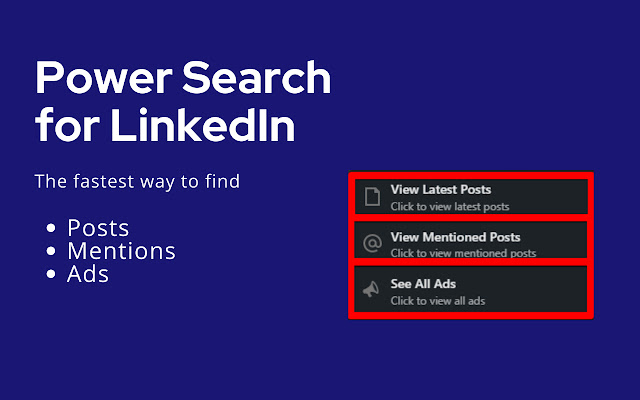Power Search for LinkedIn chrome谷歌浏览器插件_扩展第1张截图