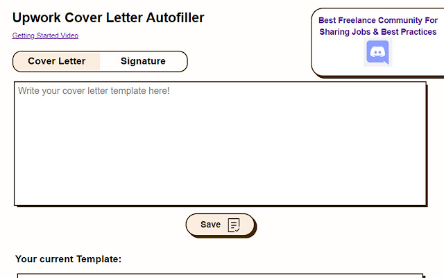 Upwork Cover Letter Autofiller chrome谷歌浏览器插件_扩展第3张截图