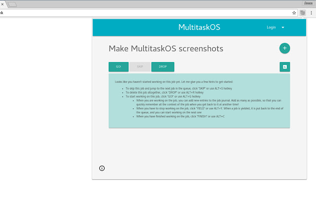 MultitaskOS chrome谷歌浏览器插件_扩展第2张截图