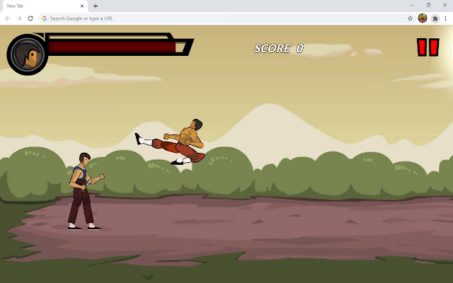 Kung Fu Street Fight Game chrome谷歌浏览器插件_扩展第1张截图