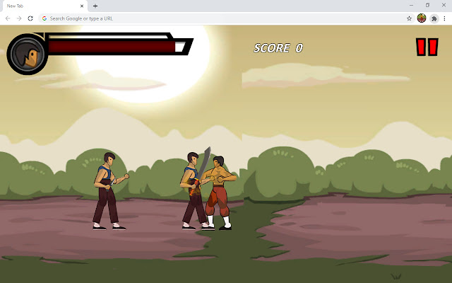 Kung Fu Street Fight Game chrome谷歌浏览器插件_扩展第2张截图