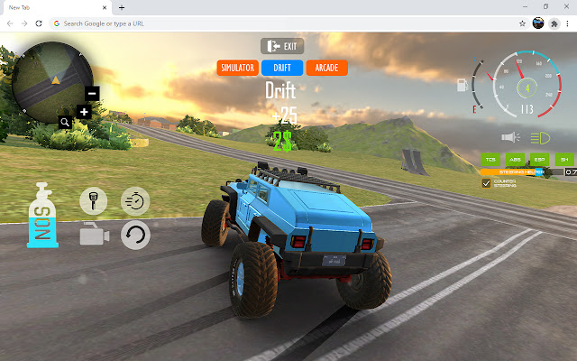 Off Road 4x4 Jeep Simulator Game chrome谷歌浏览器插件_扩展第2张截图