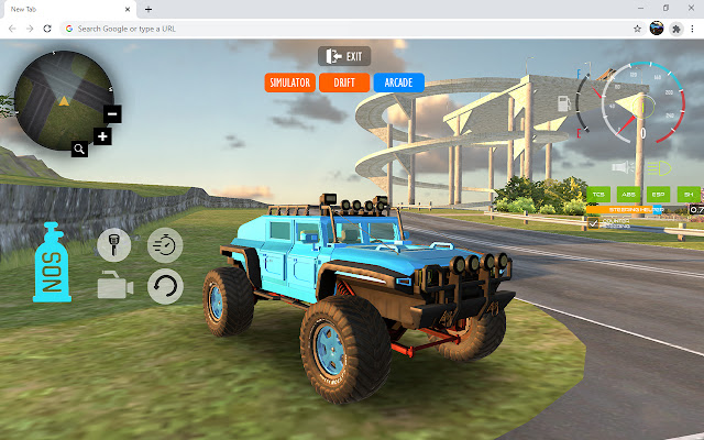 Off Road 4x4 Jeep Simulator Game chrome谷歌浏览器插件_扩展第3张截图