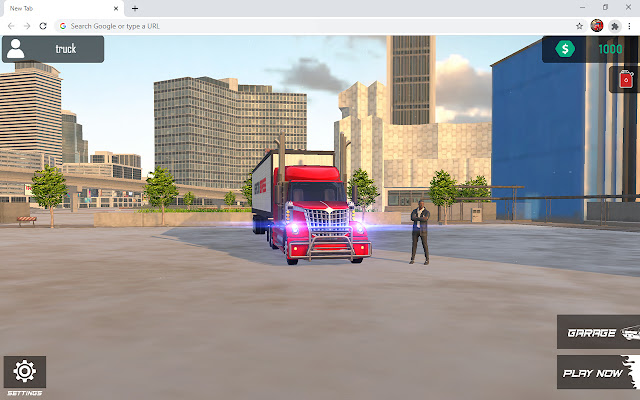 American Truck Car Driving Game chrome谷歌浏览器插件_扩展第1张截图