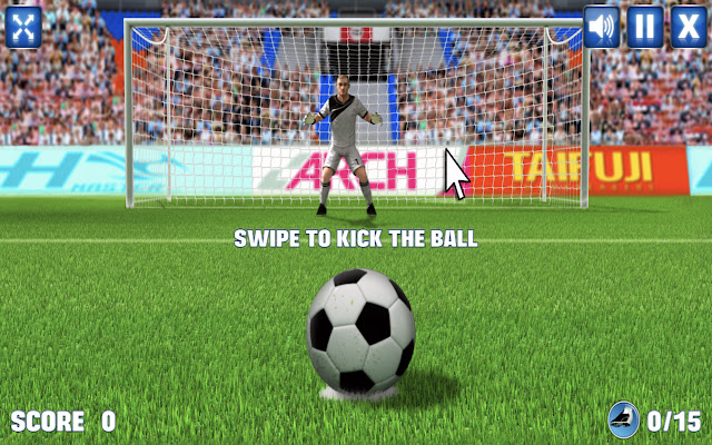 Penalty Kick - Soccer Game chrome谷歌浏览器插件_扩展第2张截图