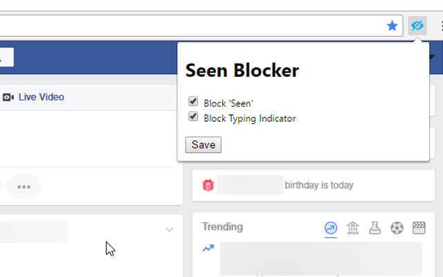 Seen Blocker chrome谷歌浏览器插件_扩展第1张截图