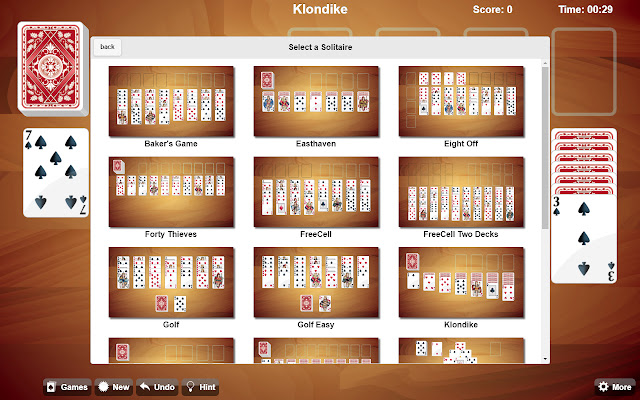 Solitaire Collection 18 Games chrome谷歌浏览器插件_扩展第3张截图