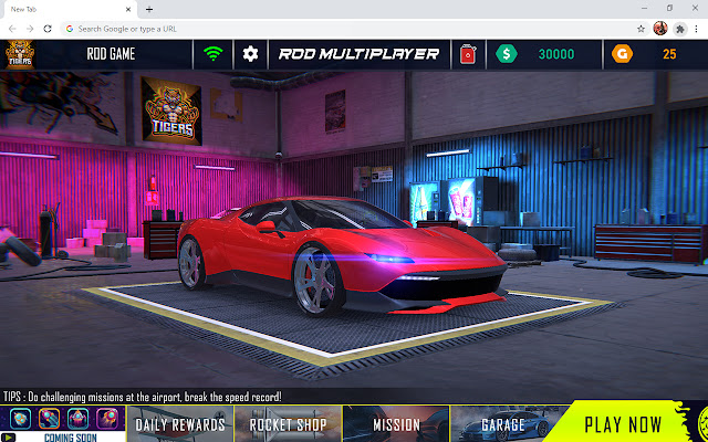 ROD Multiplayer Car Driving 22 chrome谷歌浏览器插件_扩展第3张截图