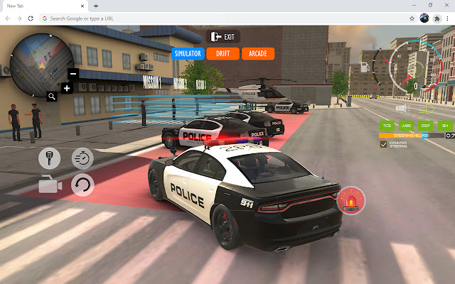 Police Car Simulator Game chrome谷歌浏览器插件_扩展第1张截图