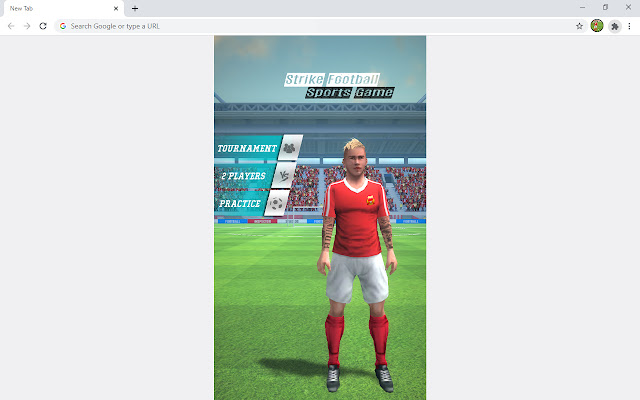 Strike Football Sports Game chrome谷歌浏览器插件_扩展第1张截图